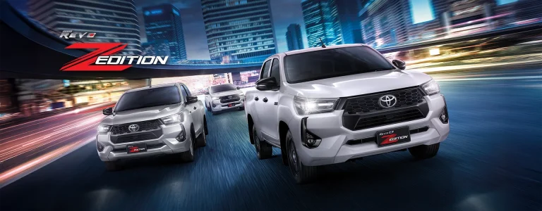 สเปกอย่างเป็นทางการ Toyota Hilux Revo (Z Edition / Prerunner / ROCCO / GR Sport)